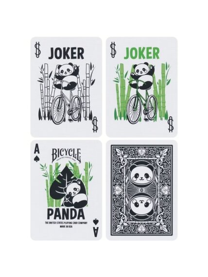 Panda žaidimo kortos Bicycle 4