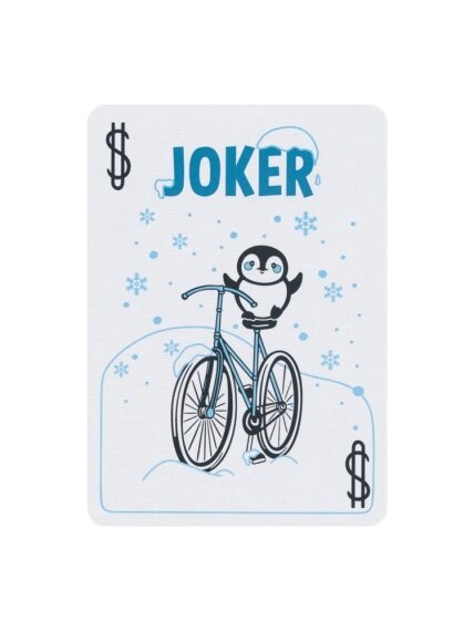 Penguin žaidimo kortos Bicycle 10
