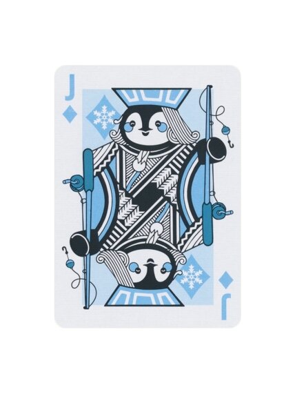 Penguin žaidimo kortos Bicycle 7