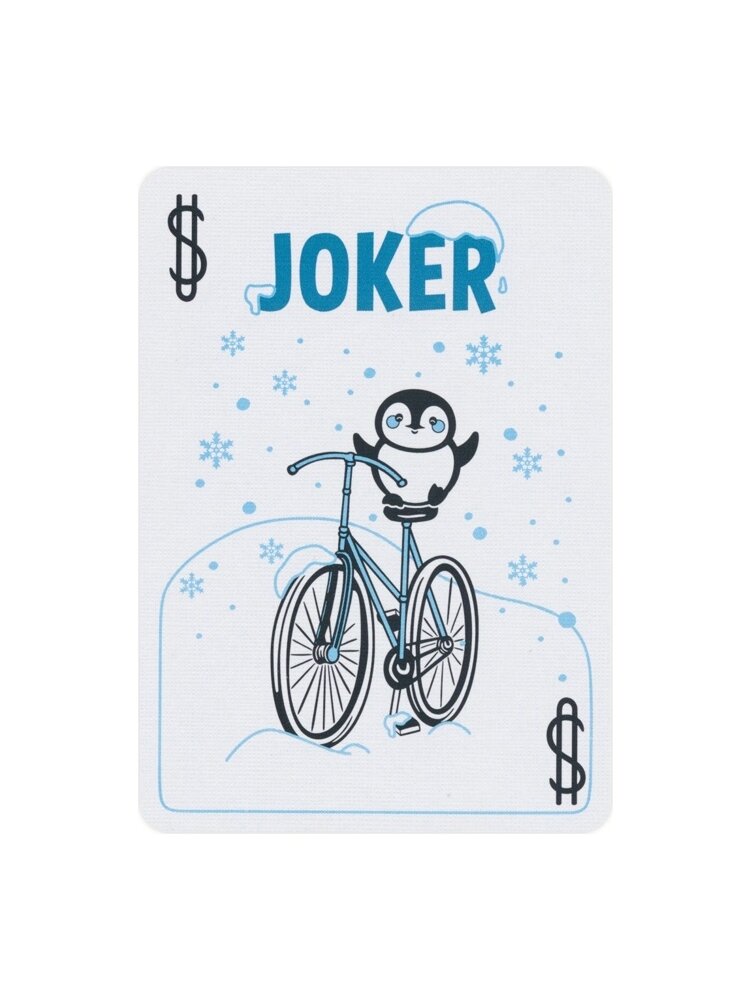 Penguin žaidimo kortos Bicycle 10