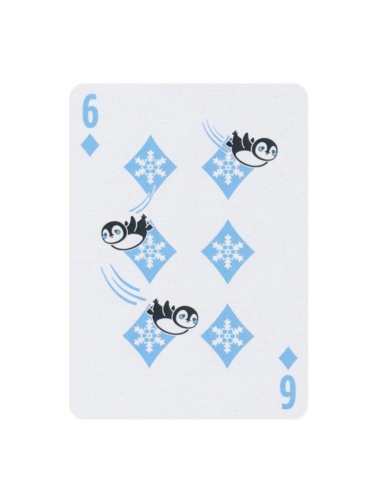 Penguin žaidimo kortos Bicycle 9
