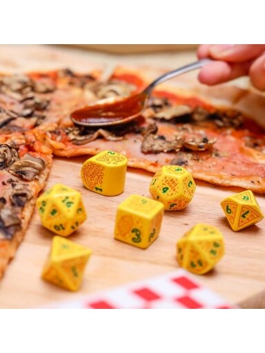 Pizza Margherita RPG kauliukų rinkinys Q WORKSHOP