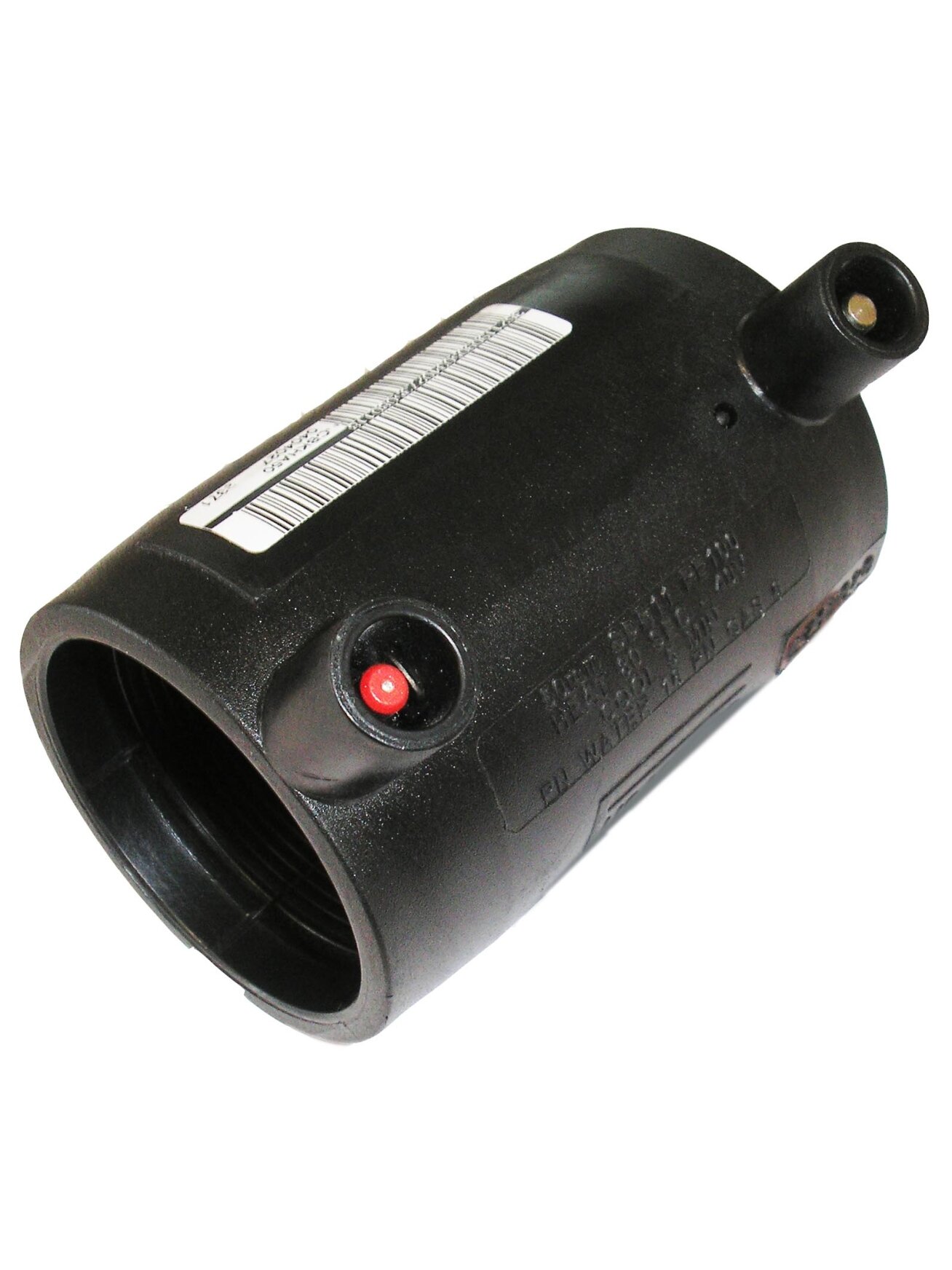 Plastikinė elektrofuzinė mova D50 PE100 16PN GAS 6 Plastikinė elektrofuzinė mova D50 PE100 16PN GAS 6