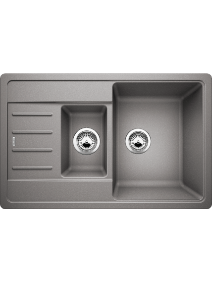 Plautuvė BLANCO LEGRA 6 S Compact, aliuminio metalinė spalva