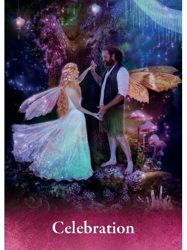 Pocket Oracle of the Fairies kišeninės orakulo kortos Hay House