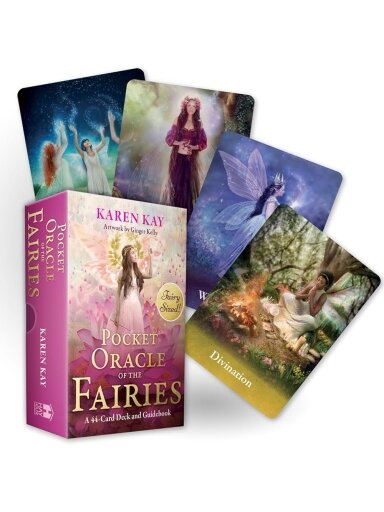 Pocket Oracle of the Fairies kišeninės orakulo kortos Hay House