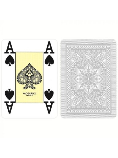 Poker žaidimo kortos (pilkos) Modiano