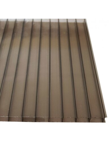 Polikarbonatas 2100x6000 10mm pilkas SMART Polikarbonatas 2100x6000 10mm pilkas SMART