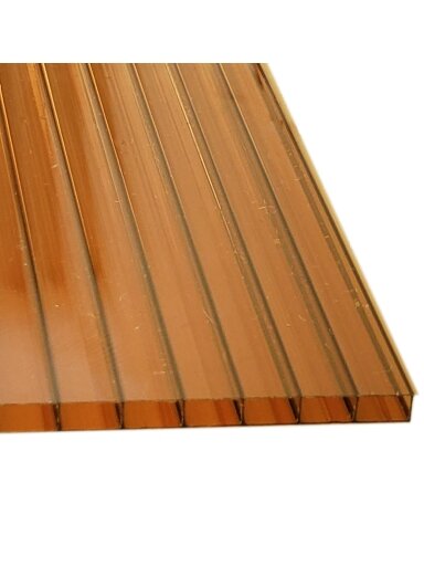 Polikarbonatas 2100x6000 4mm bronza SMART Polikarbonatas 2100x6000 4mm bronza SMART