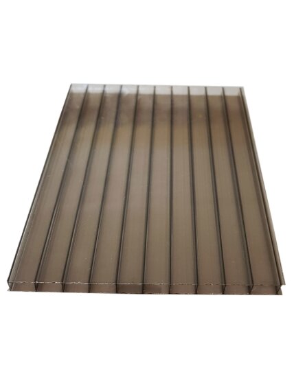 Polikarbonatas bronza-pilkas 6mm Polikarbonatas bronza-pilkas 6mm