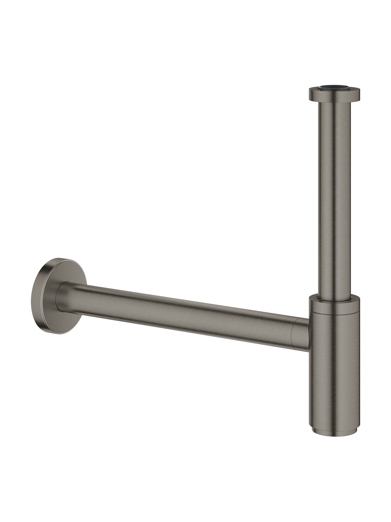 Praustuvo sifonas 1 1/4", brushed hard graphite Praustuvo sifonas 1 1/4", brushed hard graphite