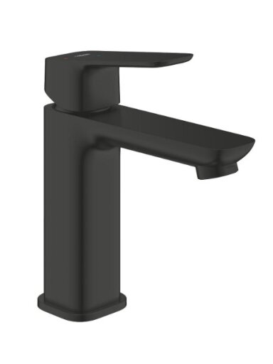 Praustuvo maišytuvas Grohe Cubeo ES, 1/2", M dydžio, su PushOp d.v.matinė juoda sp.
