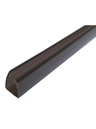 Profilis šiltnamiams 2.1m 16mm bronza-pilkas