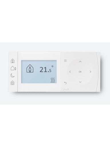 Programuojamas patalpos termostatas Danfoss TPOne-B, baterija maitinamas