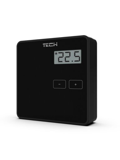Programuojamas radiobanginis patalpos termostatas Tech EU-294-V2 juodas