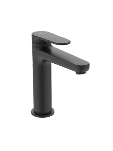 Praustuvo maišytuvas Ideal Standard CERAFINE O Nuovo H120, be dugno vožtuvo, BlueStart, 3,8 l/min, matinė juoda Praustuvo maišytuvas Ideal Standard CERAFINE O Nuovo H120, be dugno vožtuvo, BlueStart, 3,8 l/min, matinė juoda