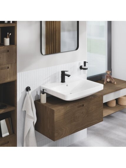 Praustuvo maišytuvas Grohe Cubeo, 1/2, S dydžio, su d.v., matinė juoda sp. 4 Praustuvo maišytuvas Grohe Cubeo, 1/2, S dydžio, su d.v., matinė juoda sp. 4