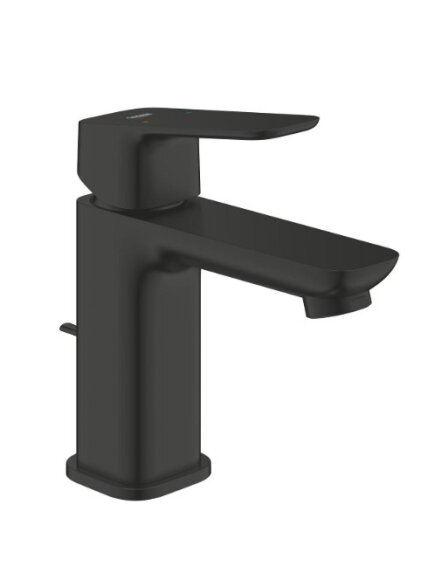 Praustuvo maišytuvas Grohe Cubeo, 1/2, S dydžio, su d.v., matinė juoda sp.