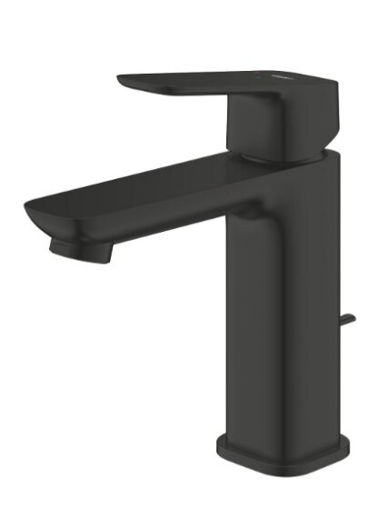 Praustuvo maišytuvas Grohe Cubeo ES, 1/2", M dydžio, matinė juoda sp. 1