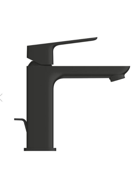 Praustuvo maišytuvas Grohe Cubeo ES, 1/2", M dydžio, matinė juoda sp. 2 Praustuvo maišytuvas Grohe Cubeo ES, 1/2", M dydžio, matinė juoda sp. 2