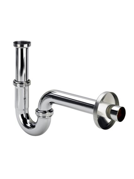 Praustuvo sifonas vamzdelinis, be ventilio, 1 1/4 x 32, chromas Praustuvo sifonas vamzdelinis, be ventilio, 1 1/4 x 32, chromas