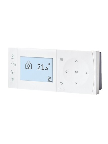 Programuojamas patalpos termostatas ir imtuvas TPOne-RF + RX1S RF, baterija maitinamas, radijo ryšiu valdomas Programuojamas patalpos termostatas ir imtuvas TPOne-RF + RX1S RF, baterija maitinamas, radijo ryšiu valdomas