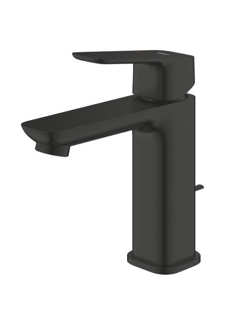 Praustuvo maišytuvas Grohe Cubeo, 1/2", M dydžio, matinė juoda sp. 1 Praustuvo maišytuvas Grohe Cubeo, 1/2", M dydžio, matinė juoda sp. 1
