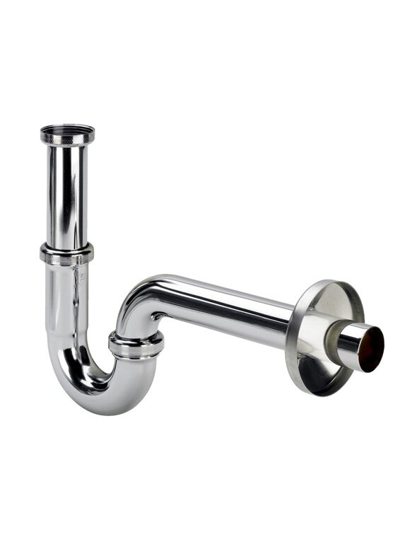 Praustuvo sifonas vamzdelinis, be ventilio, 1 1/4 x 32, chromas Praustuvo sifonas vamzdelinis, be ventilio, 1 1/4 x 32, chromas