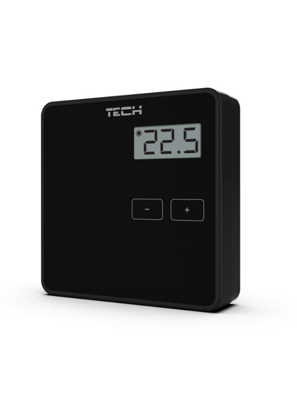 Programuojamas radiobanginis patalpos termostatas Tech EU-294-V2 juodas Programuojamas radiobanginis patalpos termostatas Tech EU-294-V2 juodas