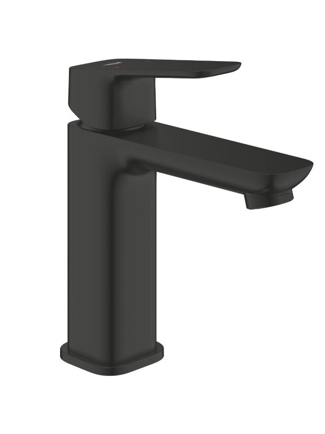 Praustuvo maišytuvas Grohe Cubeo, 1/2", M dydžio, matinė juoda sp. Praustuvo maišytuvas Grohe Cubeo, 1/2", M dydžio, matinė juoda sp.