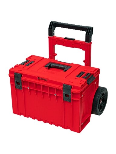 QBRICK ONE Įrankių dėžė su ratukais 2.0 RED