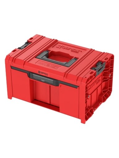 QBRICK PRO įrankių dėžė su stalčiu 2.0 EXPERT RED