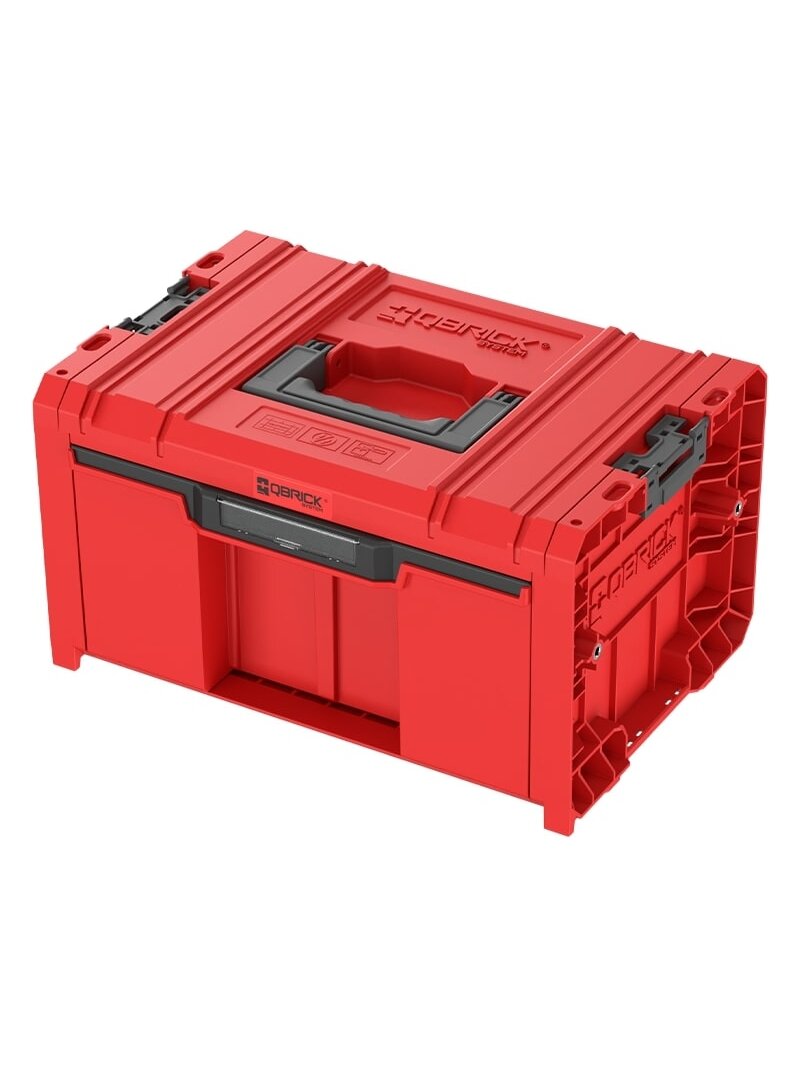 QBRICK PRO įrankių dėžė su stalčiu 2.0 EXPERT RED QBRICK PRO įrankių dėžė su stalčiu 2.0 EXPERT RED