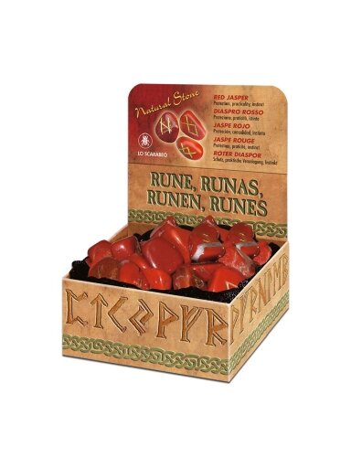 Red Jasper Runos Lo Scarabeo