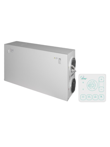 Rekuperatorius ENSY WAVE 300HV lubinis kair.p.  su Wi-Fi ir Bluetooth valdikliu