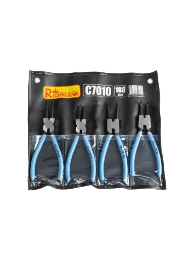 Replės fiksavimo žiedams 180 mm, 4 vnt.