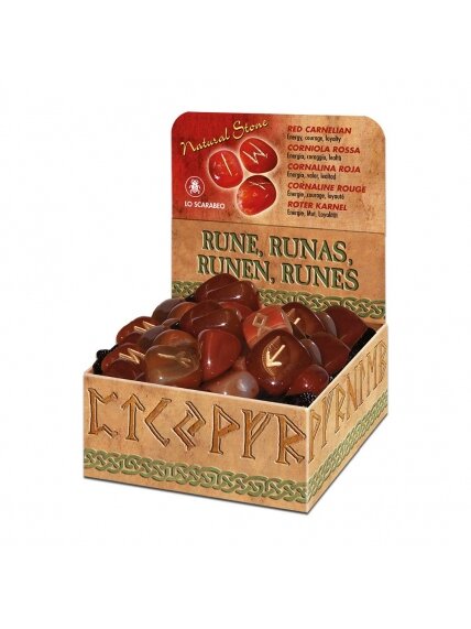 Red Carnelian Runos Lo Scarabeo Red Carnelian Runos Lo Scarabeo