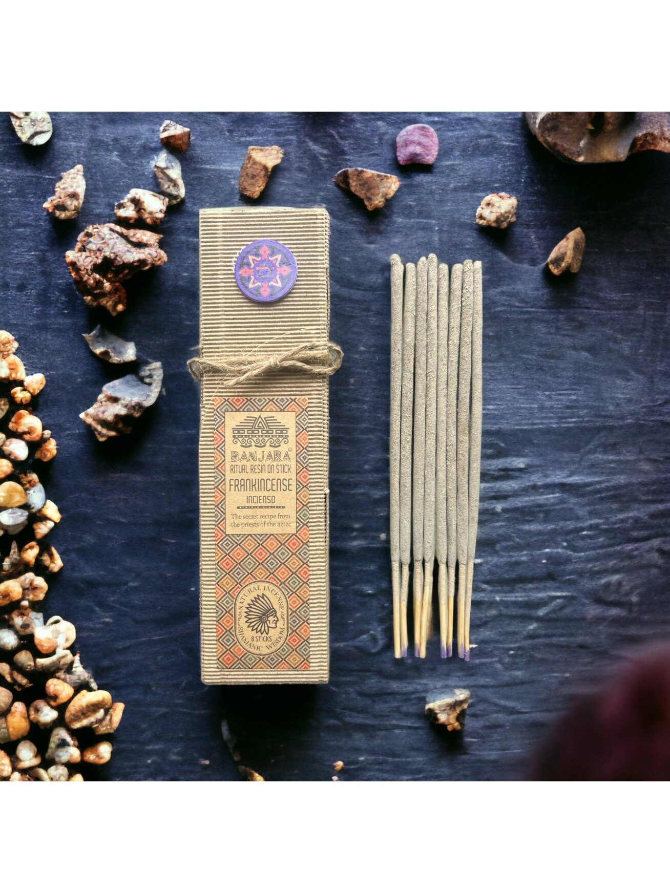 Ritual Resin on Stick Frankincense smilkalai Banjara Ritual Resin on Stick Frankincense smilkalai Banjara
