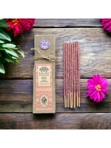 Ritual Resin on Stick Rose smilkalai Banjara