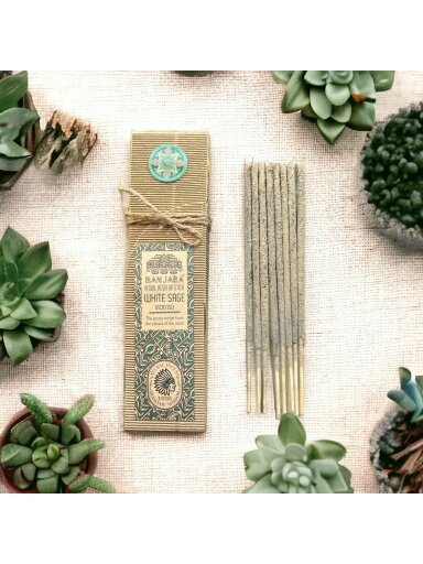 Ritual Resin on Stick White Sage smilkalai Banjara