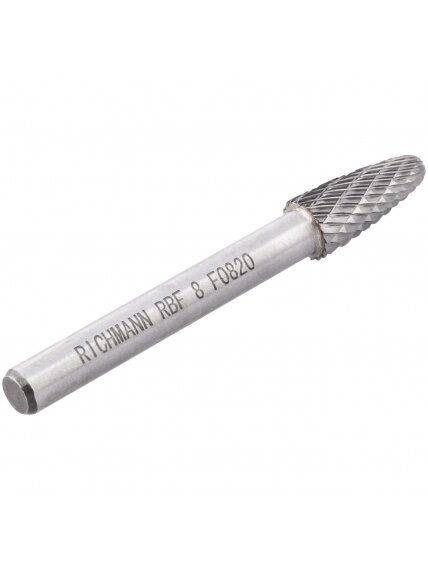 Richmann kietmetalio freza RBF 6x10 mm 2 Richmann kietmetalio freza RBF 6x10 mm 2