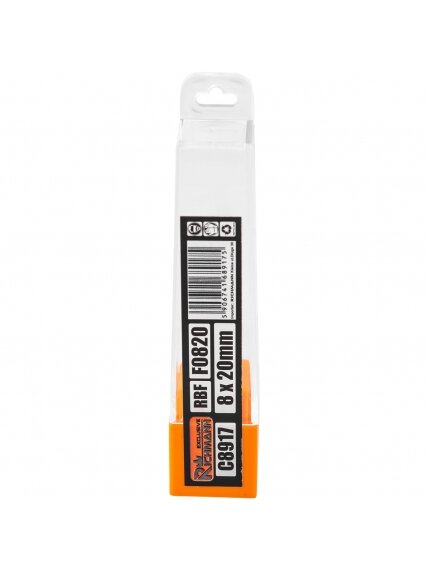 Richmann kietmetalio freza RBF 6x10 mm 3 Richmann kietmetalio freza RBF 6x10 mm 3