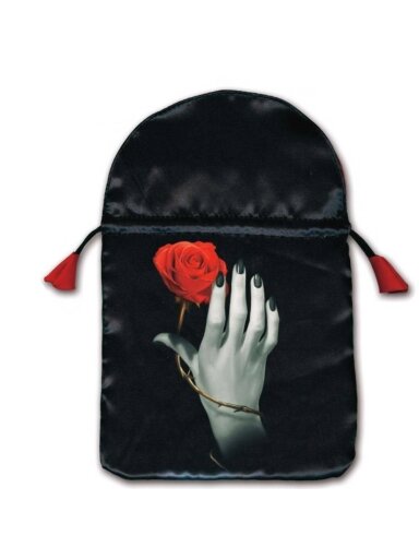 Rose Hand satininis maišelis kortoms Lo Scarabeo