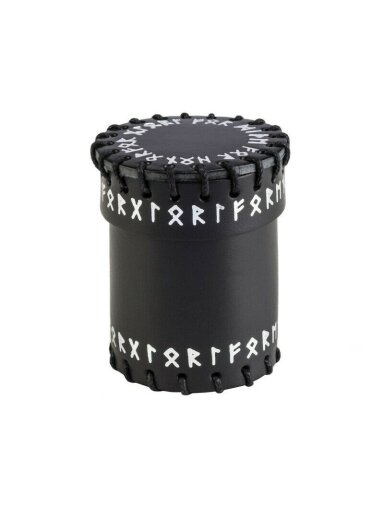 Runic Black Leather kauliukų puodelis