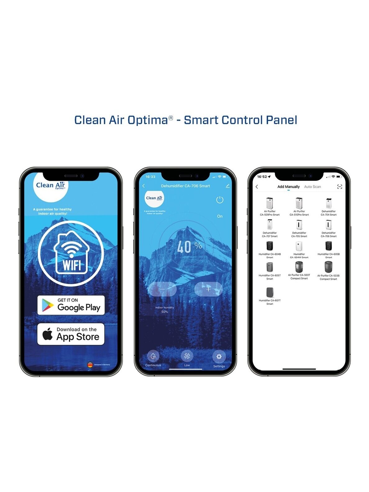 Sausintuvas - oro valytuvas Clean Air CA-706 Smart HEPA 7