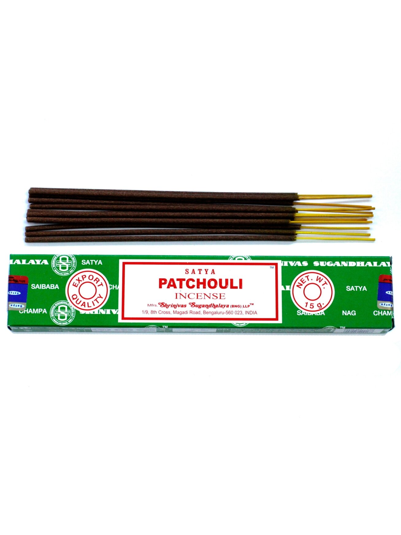 Satya smilkalai - Pačiulis Satya smilkalai - Pačiulis