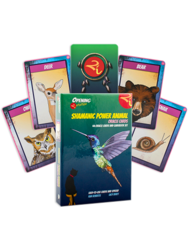 Shamanic Power Animal Oracle kortos Findhorn Press