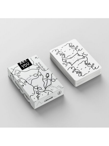 Shantell Martin Whitney White Theory11 žaidimo kortos 2 Shantell Martin Whitney White Theory11 žaidimo kortos 2