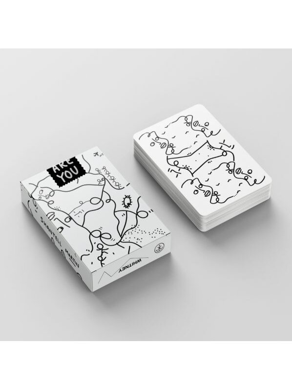 Shantell Martin Whitney White Theory11 žaidimo kortos 2 Shantell Martin Whitney White Theory11 žaidimo kortos 2