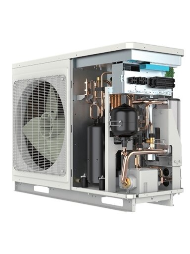 Šilumos siurblys oras/vanduo Gree Versati IV monoblokas 10,2/10,2 kW R32 trifazis